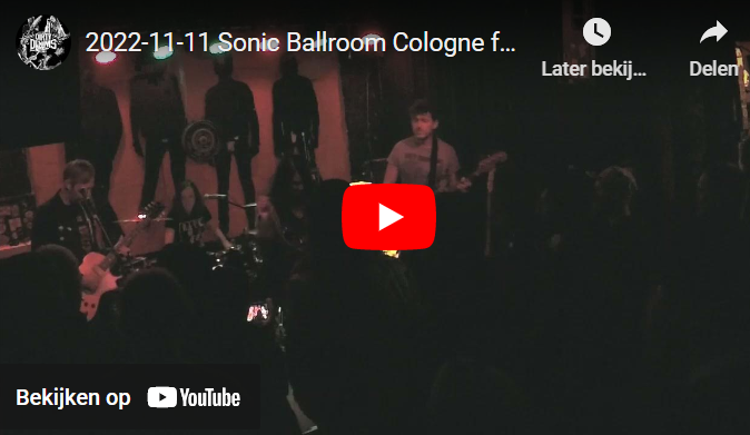 VIDEO full set Sonic Ballroom Cologne 11-11-2022